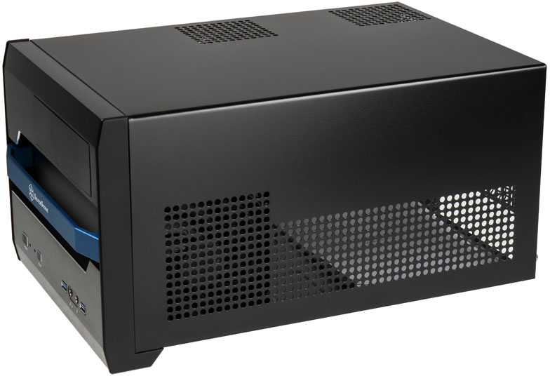 PC korpusas Silverstone Cube SST-SG12B Sugo Micro ATX, juodas