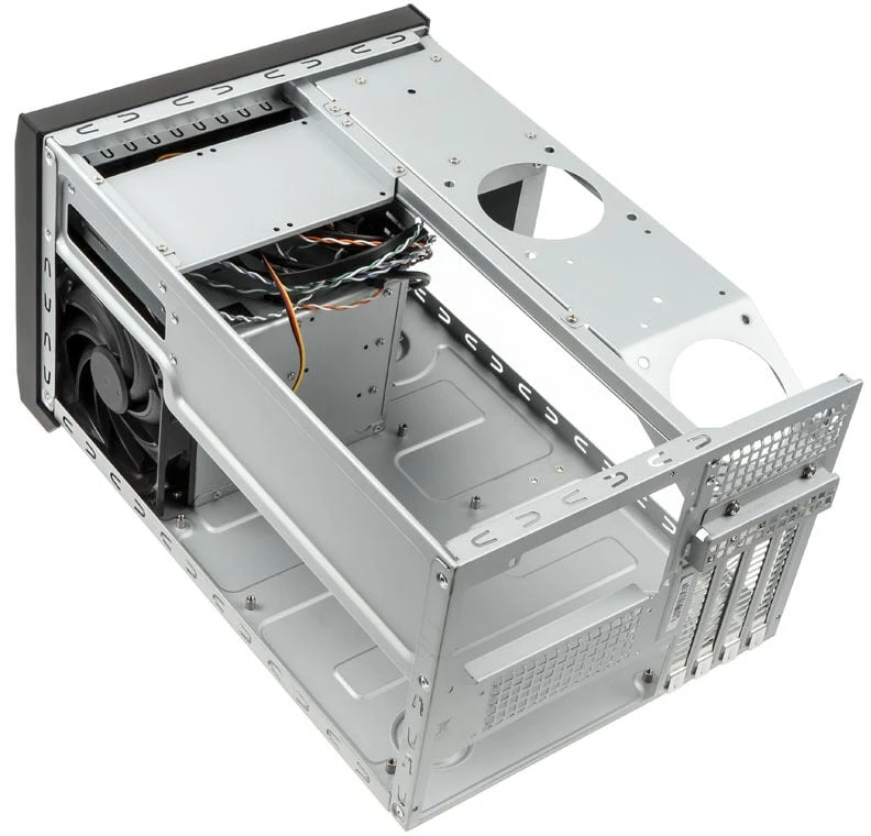 PC korpusas Silverstone Cube SST-SG12B Sugo Micro ATX, juodas