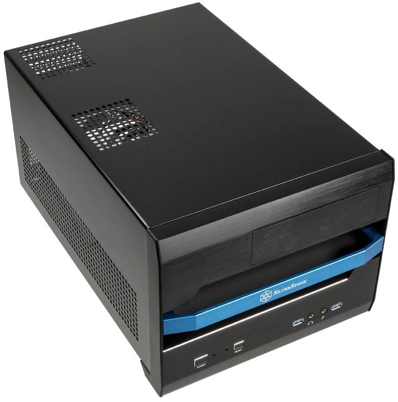 PC korpusas Silverstone Cube SST-SG12B Sugo Micro ATX, juodas