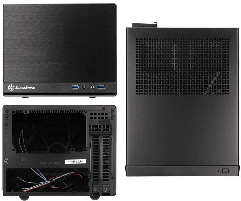 SilverStone Sugo 13Q USB 3.0 x2, Mic x1, Spk x1, Juodas, ITX, Maitinimo šaltinis Ne