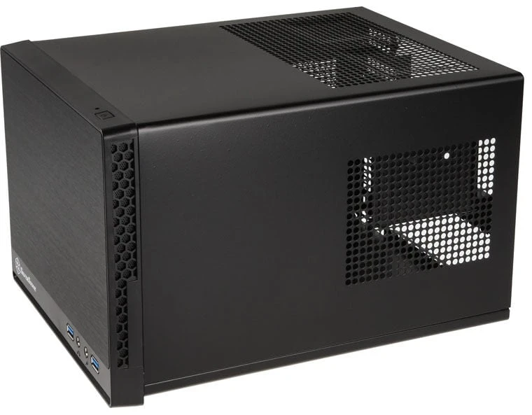 SilverStone Sugo 13Q USB 3.0 x2, Mic x1, Spk x1, Juodas, ITX, Maitinimo šaltinis Ne