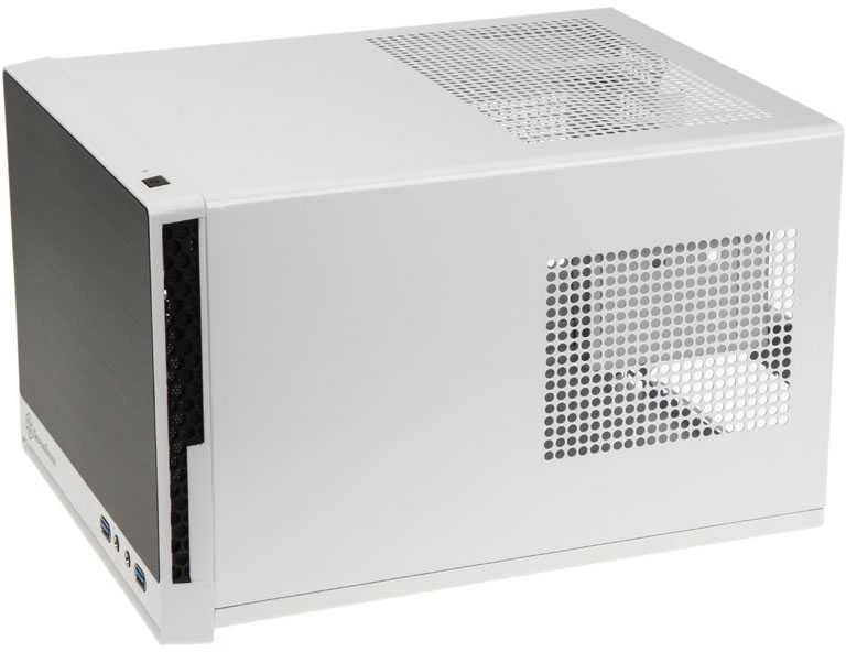 PC korpusas Silverstone Compact Cube SST-SG13WB-Q Sugo Mini-ITX, juodai baltas