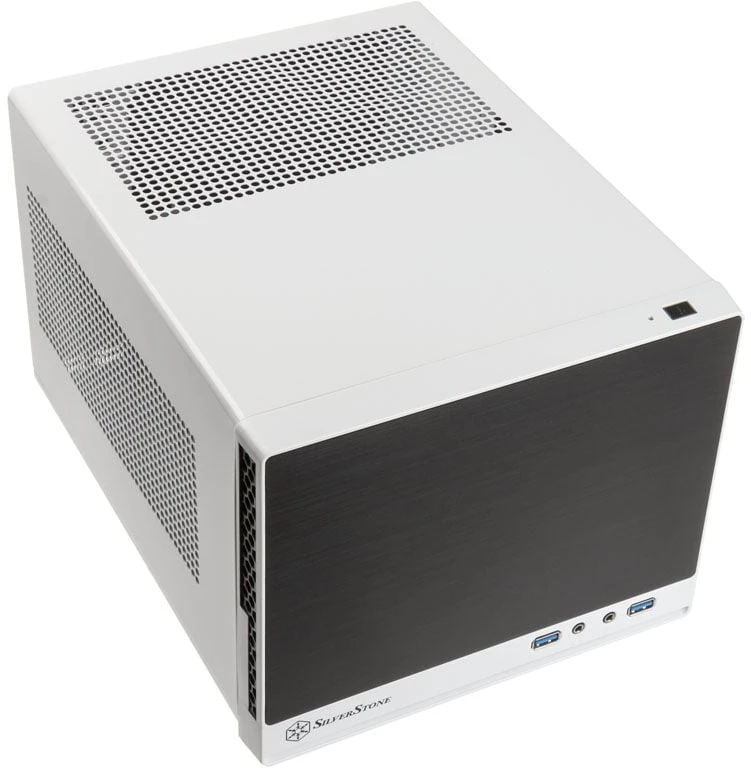 PC korpusas Silverstone Compact Cube SST-SG13WB-Q Sugo Mini-ITX, juodai baltas