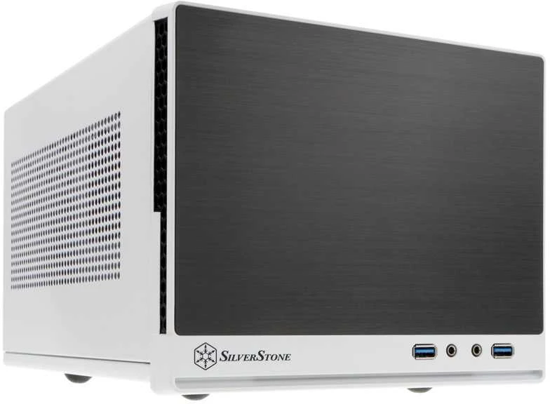 PC korpusas Silverstone Compact Cube SST-SG13WB-Q Sugo Mini-ITX, juodai baltas