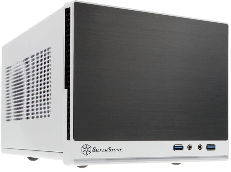 PC korpusas Silverstone Compact Cube SST-SG13WB-Q Sugo Mini-ITX, juodai baltas