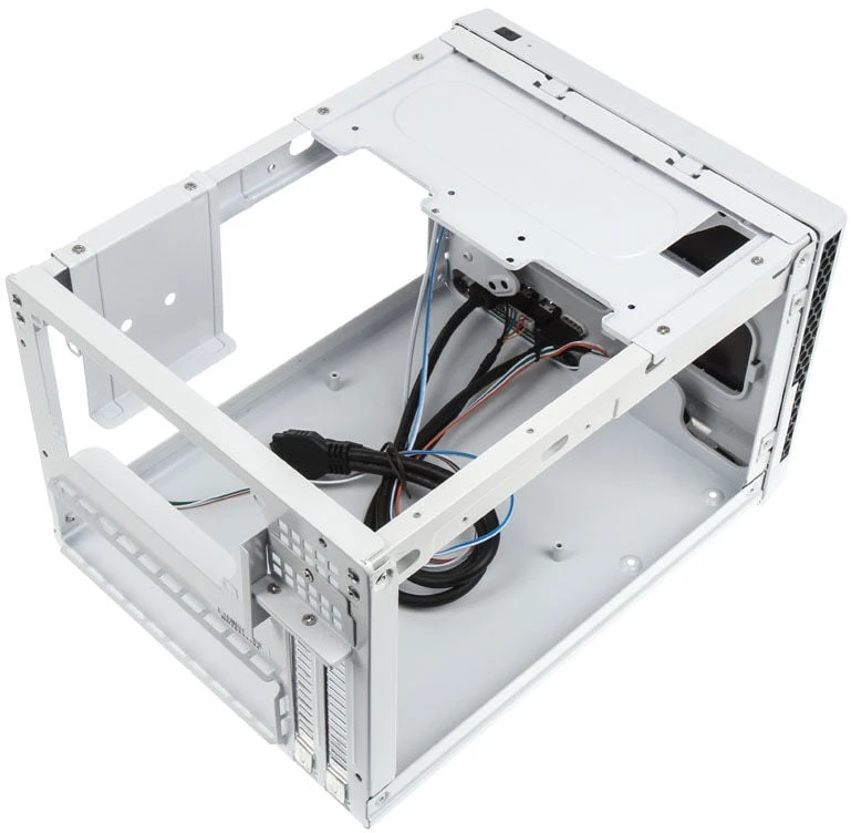 PC korpusas Silverstone Compact Cube SST-SG13WB-Q Sugo Mini-ITX, juodai baltas