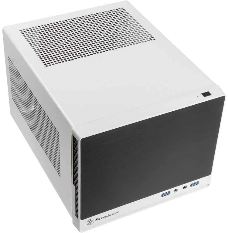PC korpusas Silverstone Compact Cube SST-SG13WB-Q Sugo Mini-ITX, juodai baltas