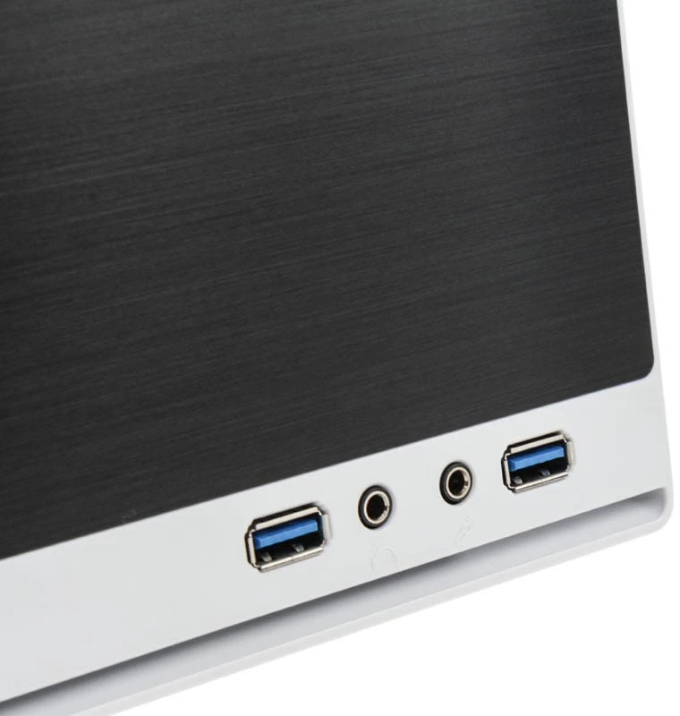 PC korpusas Silverstone Compact Cube SST-SG13WB-Q Sugo Mini-ITX, juodai baltas