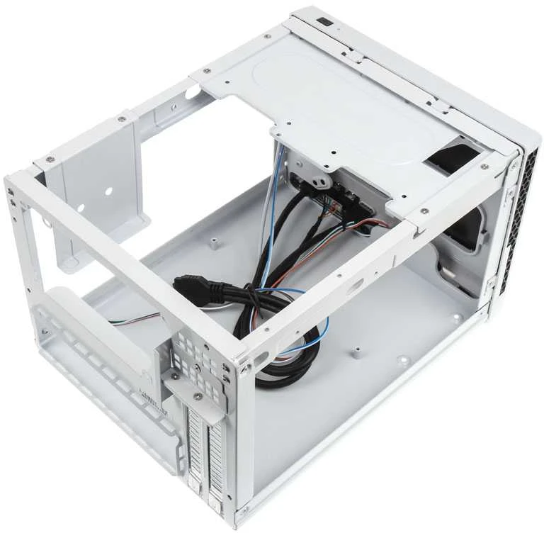 PC korpusas Silverstone Compact Cube SST-SG13WB-Q Sugo Mini-ITX, juodai baltas
