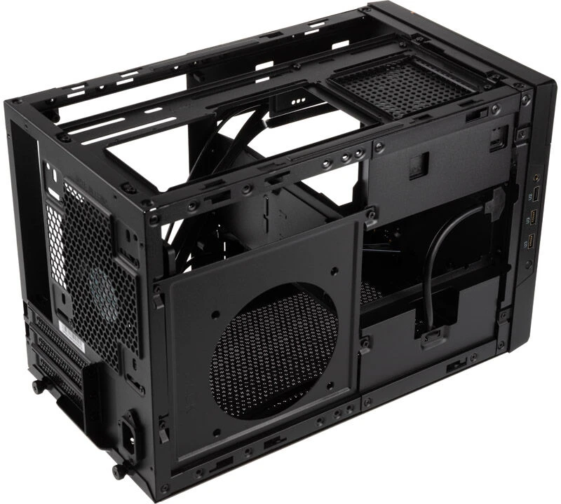 SilverStone SST–SG14B Sugo Mini–ITX dėklas – juoda