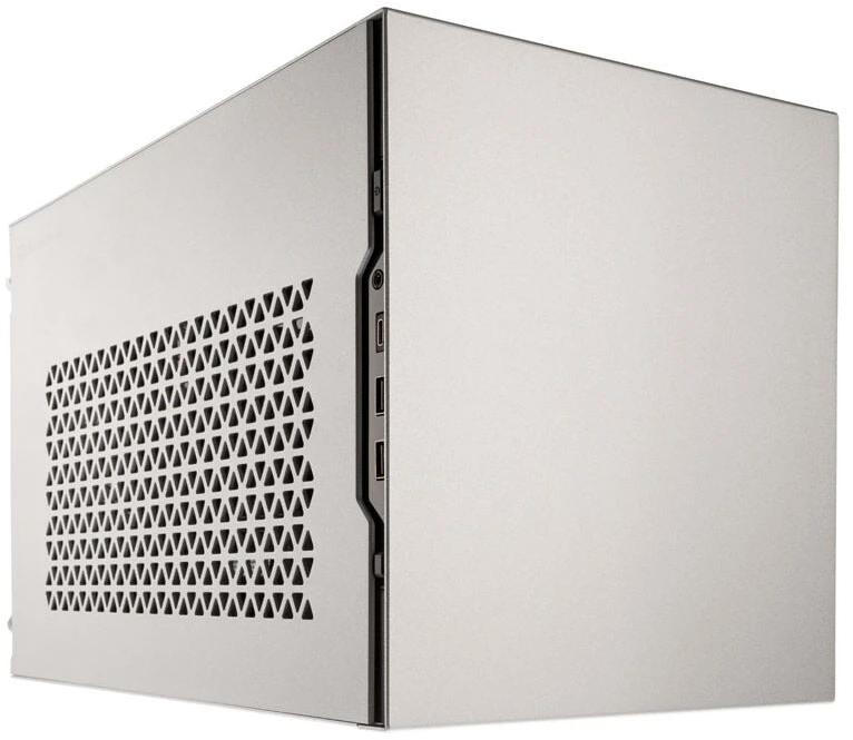 SilverStone SST-SG15S Sugo Mini-ITX case - sidabrinis