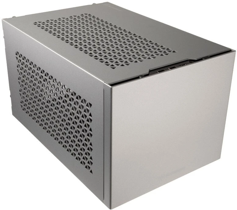 SilverStone SST-SG15S Sugo Mini-ITX case - sidabrinis