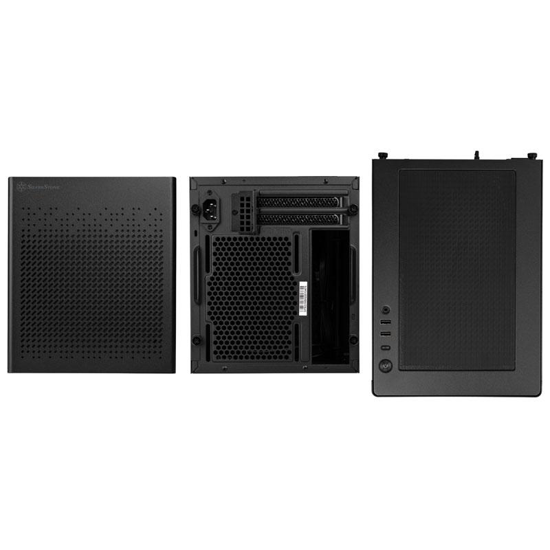 „SilverStone SST–SG16B Mini–ITX“ korpusas – juodas