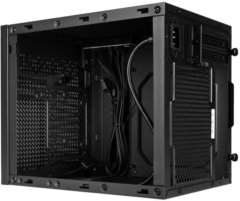 „SilverStone SST–SG16B Mini–ITX“ korpusas – juodas