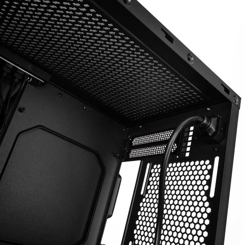„SilverStone SST–SG16B Mini–ITX“ korpusas – juodas