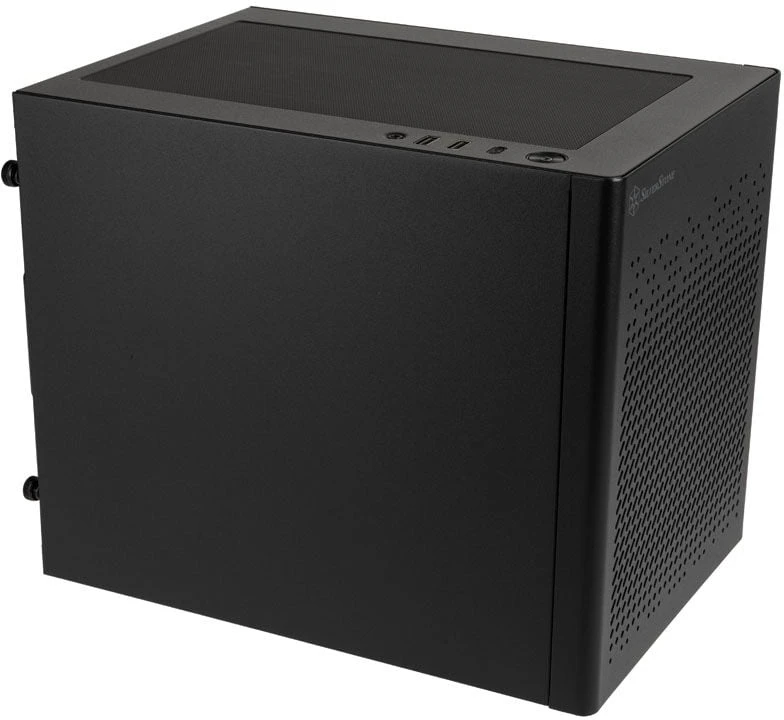 „SilverStone SST–SG16B Mini–ITX“ korpusas – juodas
