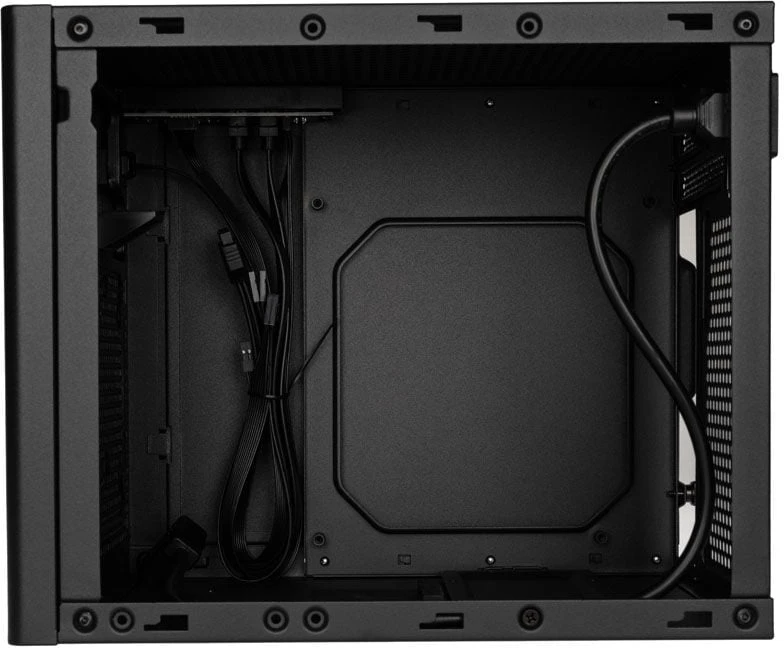 „SilverStone SST–SG16B Mini–ITX“ korpusas – juodas