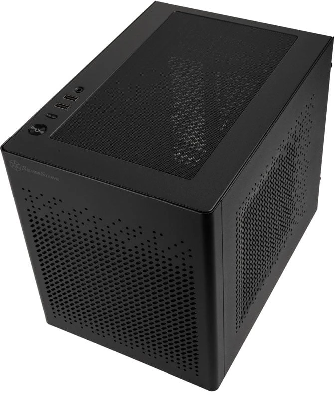 „SilverStone SST–SG16B Mini–ITX“ korpusas – juodas