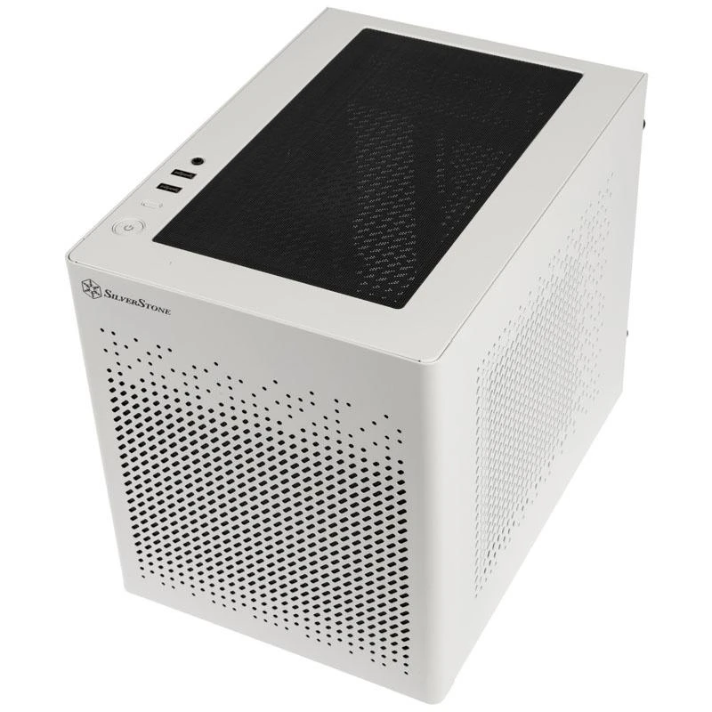 „SilverStone SST–SG16W Mini–ITX“ korpusas – balta