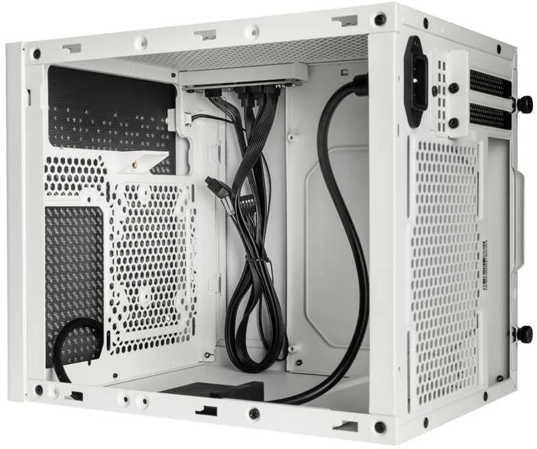 „SilverStone SST–SG16W Mini–ITX“ korpusas – balta