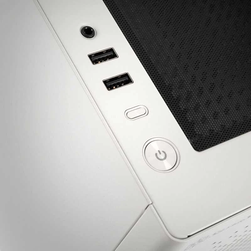 „SilverStone SST–SG16W Mini–ITX“ korpusas – balta
