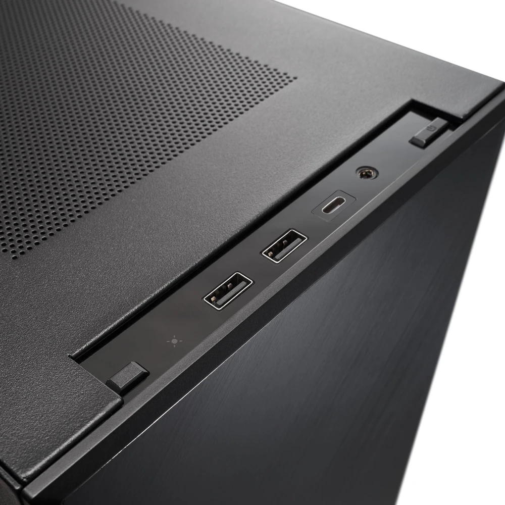 SilverStone SST-SG17B Micro-ATX Mini ITX case - juodas