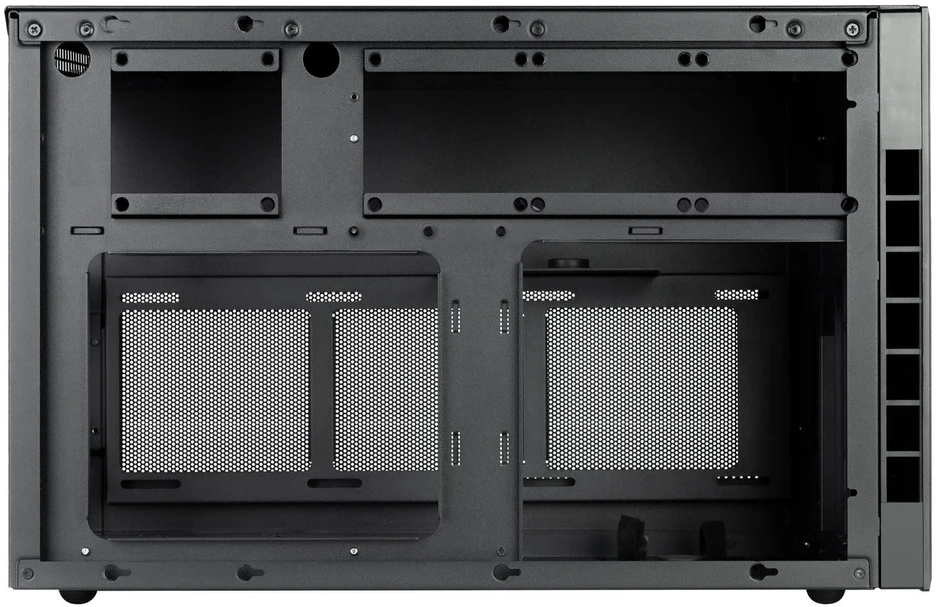 SilverStone SST-SG17B Micro-ATX Mini ITX case - juodas