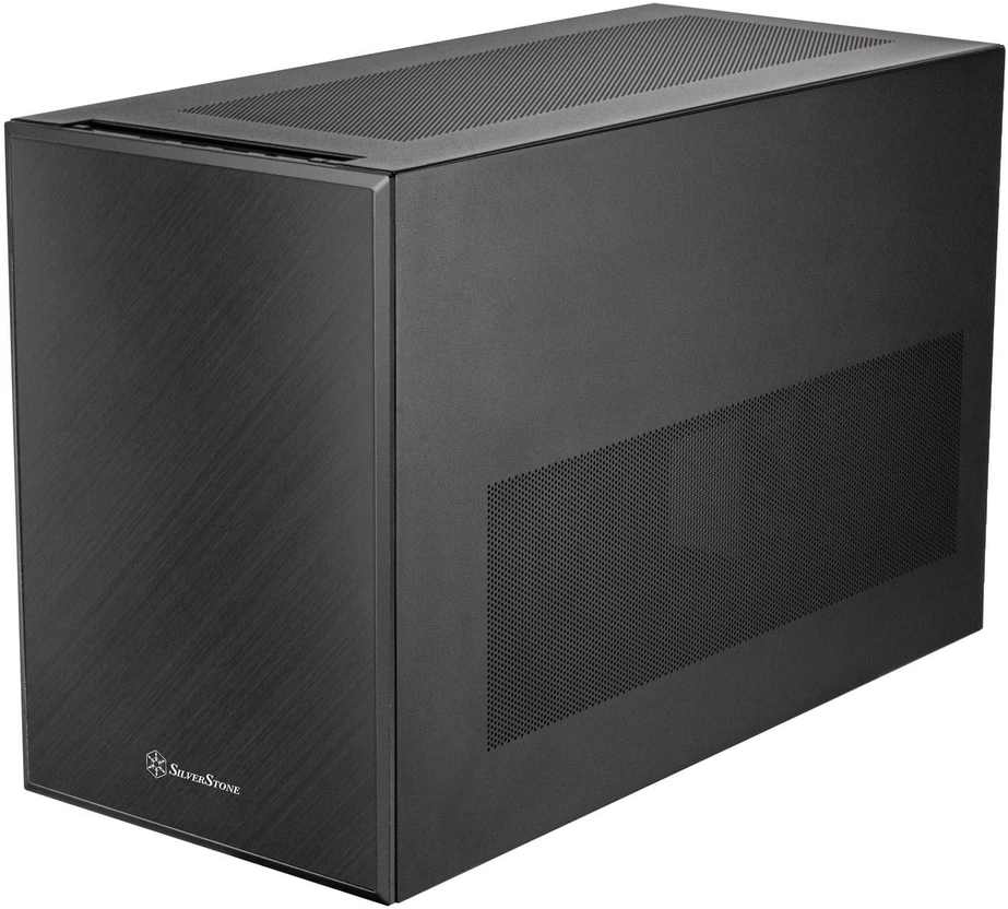 SilverStone SST-SG17B Micro-ATX Mini ITX case - juodas