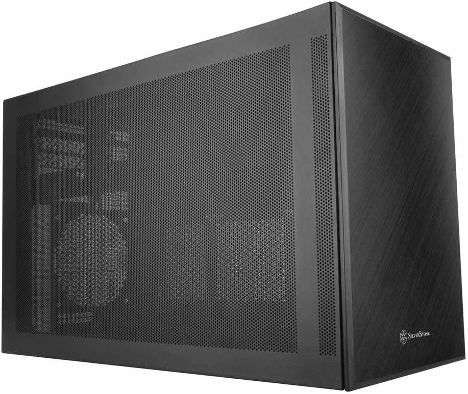 SilverStone SST-SG17B Micro-ATX Mini ITX case - juodas