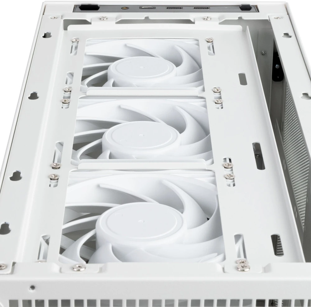 SilverStone SST-SG17W Micro-ATX Mini ITX case - baltas