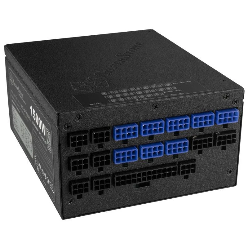 „SilverStone SST-ST1500-TI v2.0 Strider“ maitinimo šaltinis 80 PLUS Titanium, modulinis - 1500 vatų