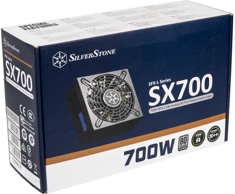 SilverStone SST-SX700-LPT v1.1 SFX-L power supply 80 PLUS Platinum, modular - 700 Watt