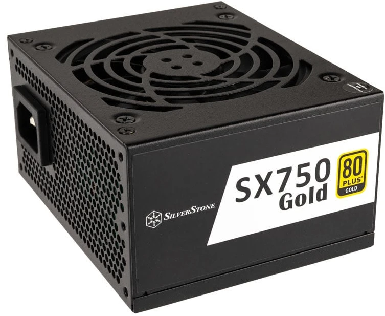 SilverStone SST-SX750-G 80 PLUS auksinis, modulinis - 750 vatų
