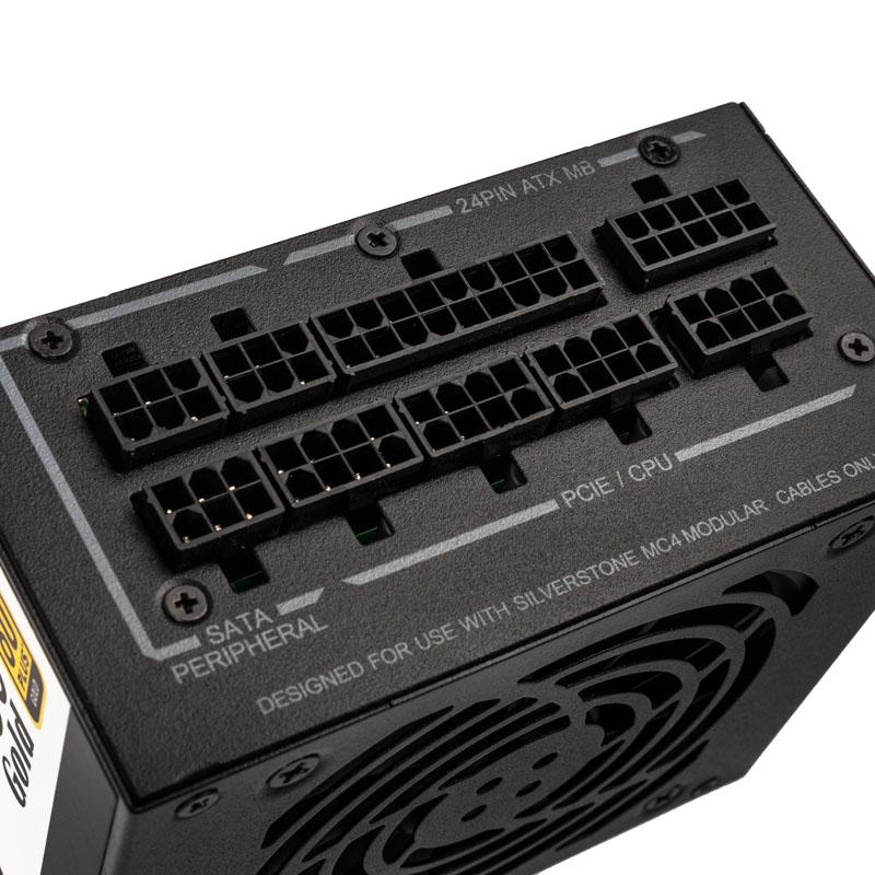 SilverStone SST-SX750-G 80 PLUS auksinis, modular - 750 Watt