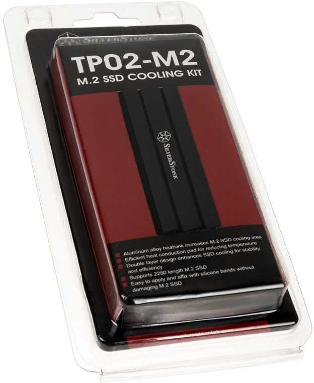 „SilverStone SST-TP02-M2“, M.2 pasyvus aušintuvas, aliuminio