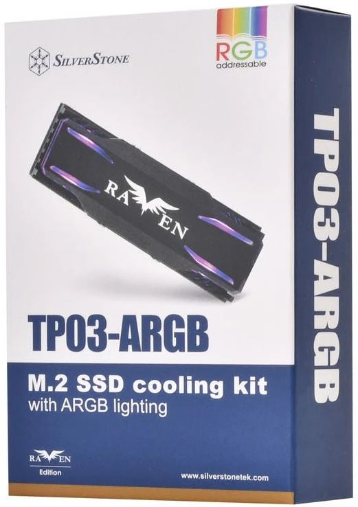 „SilverStone“ radiatorius, skirtas M.2 TP03-ARGB (SST-TP03-ARGB)