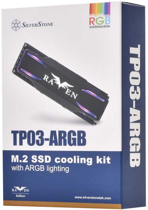 „SilverStone“ radiatorius, skirtas M.2 TP03-ARGB (SST-TP03-ARGB)