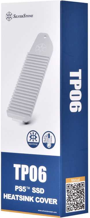 SilverStone SilverStone SST-TP06 - PS5-Aluminum M.2 SSD Kühler - sidabrinis