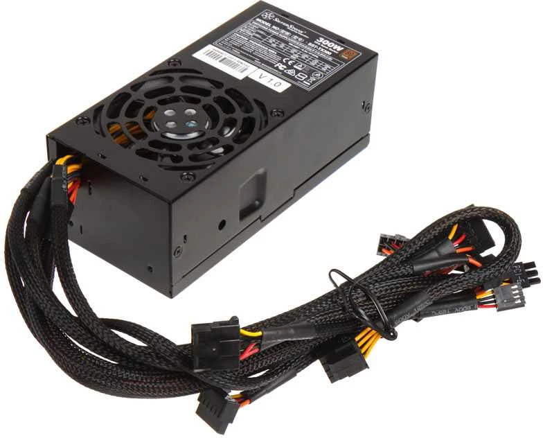 SilverStone SST-TX300, kompiuterio maitinimo šaltinis - juodas, 1x PCIe, 300 vatų