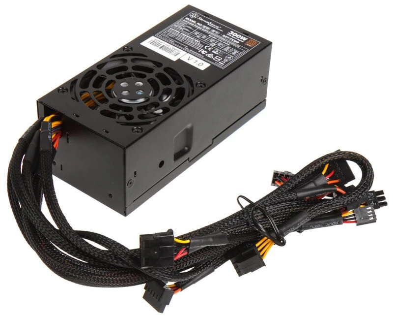 SilverStone SST-TX300, kompiuterio maitinimo šaltinis - juodas, 1x PCIe, 300 vatų