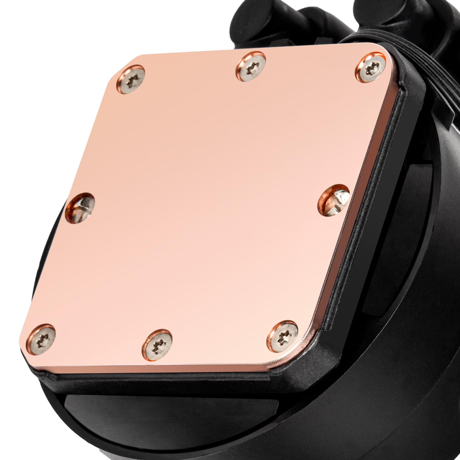 SilverStone VIDA 120 SLIM, pilnas vandens aušinimas, juodas - 120mm