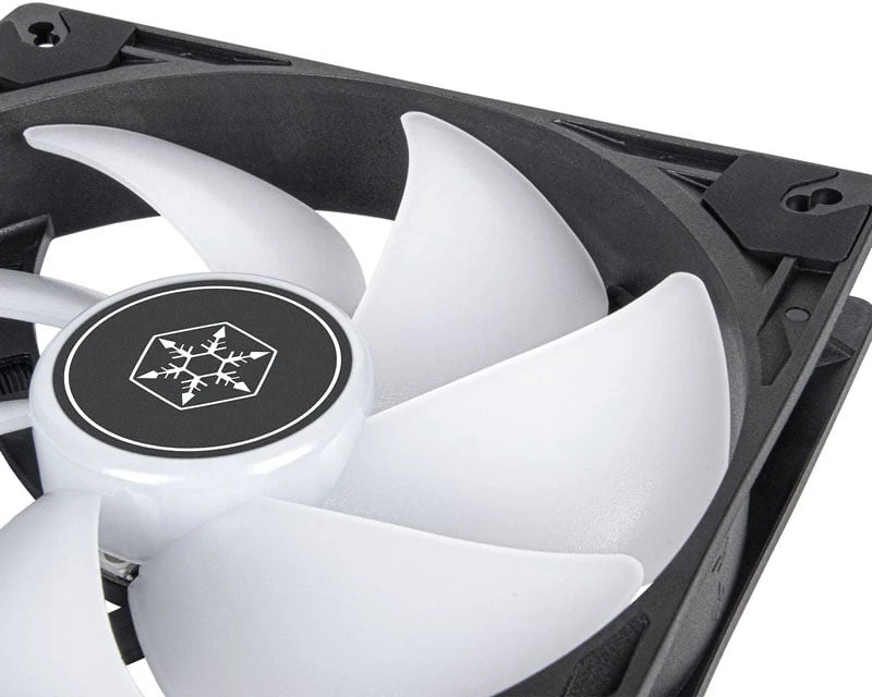 SilverStone VISTA Performance PWM korpuso ventiliatorius, ARGB - 140 mm, Juodas