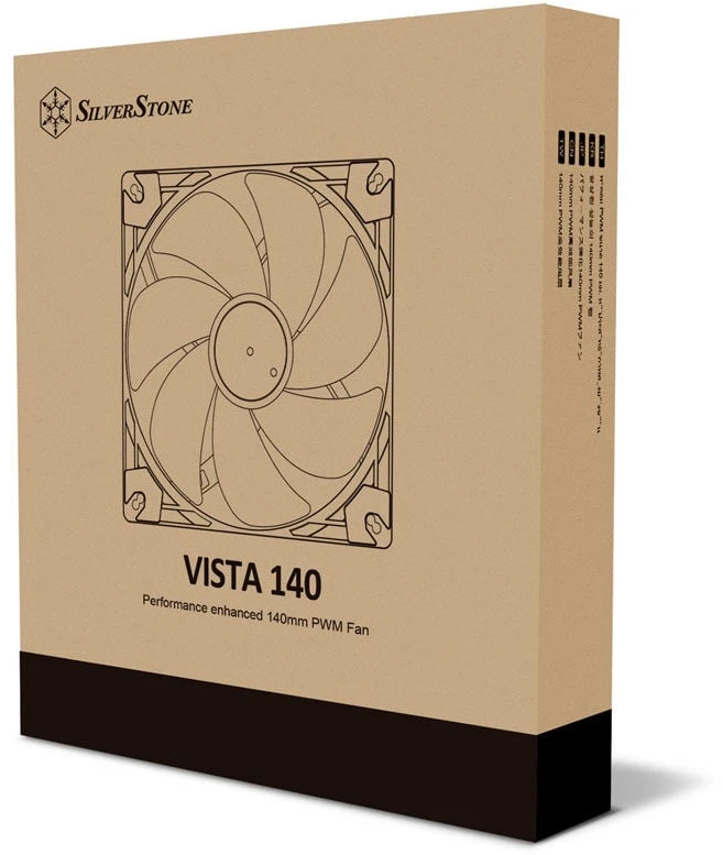 „SilverStone Vista 140 mm“ ventiliatorius (SST-VS140B)
