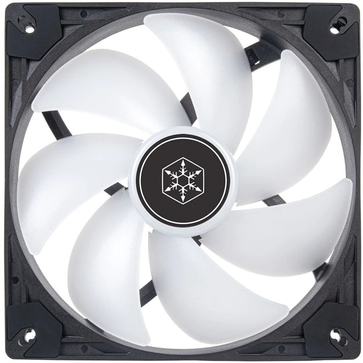 SilverStone VISTA Performance PWM korpuso ventiliatorius, ARGB - 140 mm, Juodas