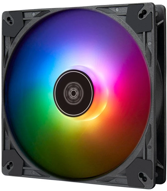 SilverStone VISTA Performance PWM korpuso ventiliatorius, ARGB - 140 mm, Juodas