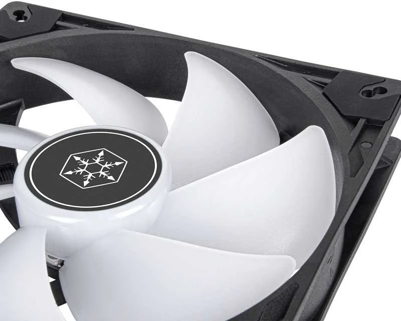 SilverStone VISTA Performance PWM korpuso ventiliatorius, ARGB - 140 mm, Juodas