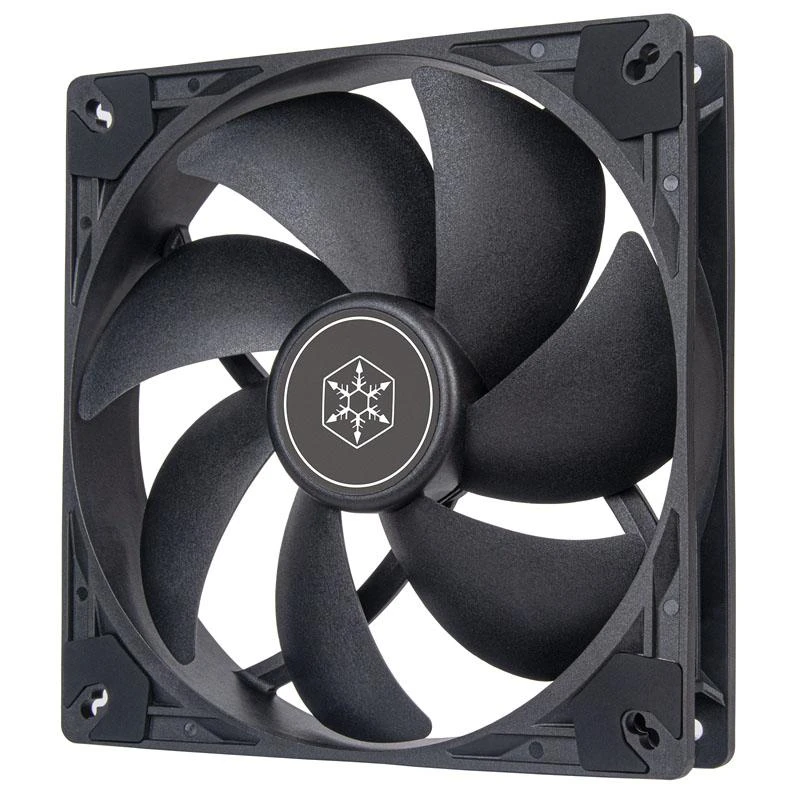 SilverStone Vista 140 mm ventiliatorius, juodas