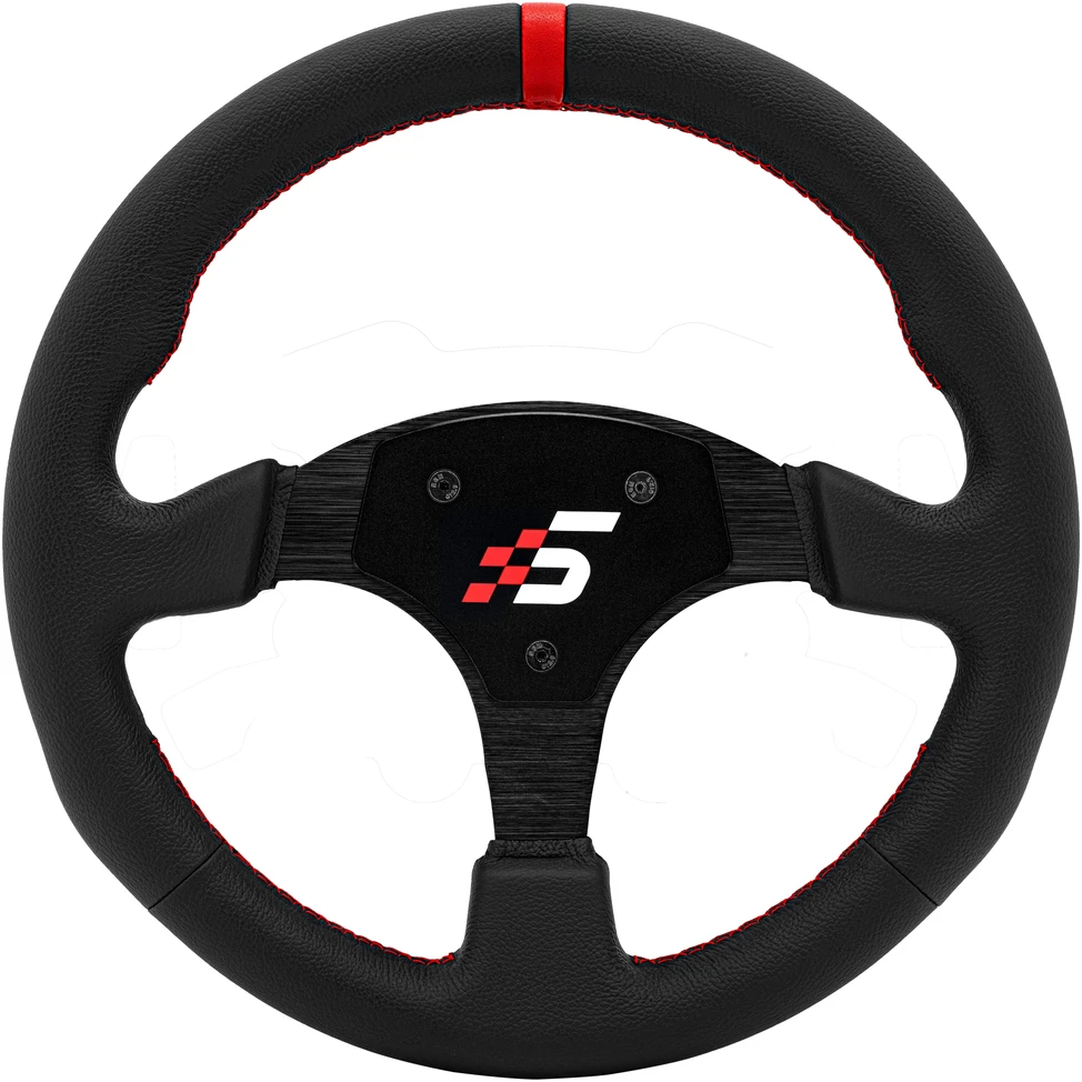 „Simagic P-330R“ vairo apvadas – odinis, 330 mm