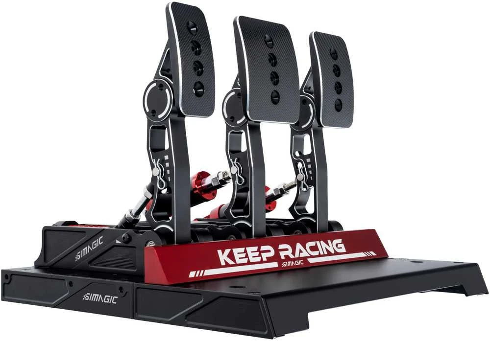 SIMAGIC modulinis pedalų komplektas su 100 kg apkrovos davikliu ir Holo jutikliu, S303