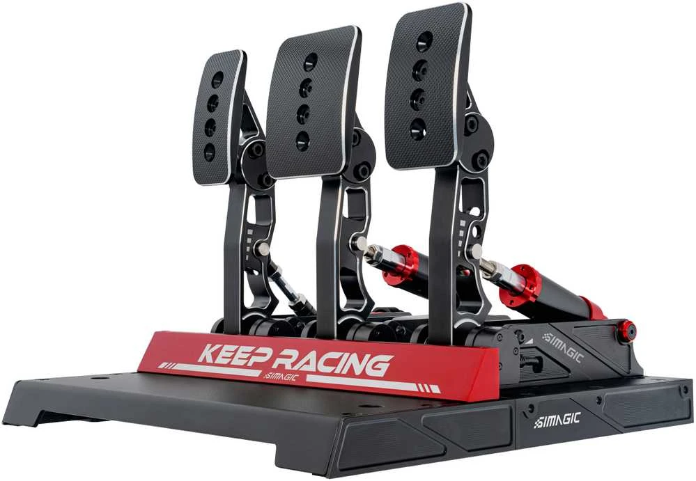 SIMAGIC modulinis pedalų komplektas su 100 kg apkrovos davikliu ir Holo jutikliu, S303